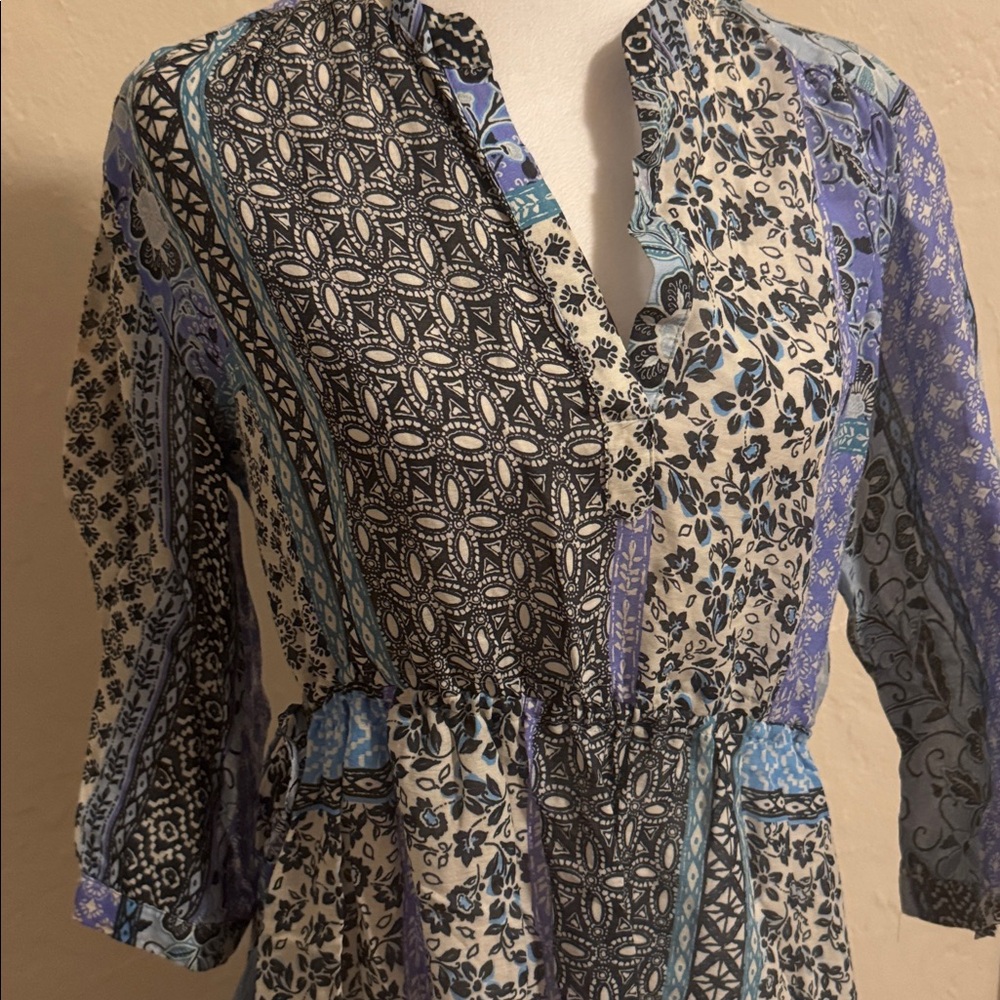 Johnny Was Marrakesh Drawstring Midi Dress - Picture 8 of 10